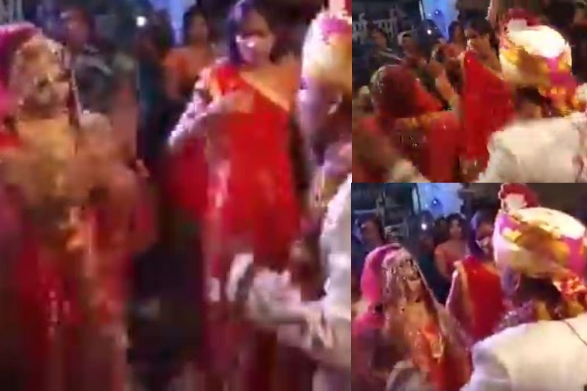 लग्नमंडपातच नवरी-नवरदेवाचा तो अवतार पाहून पाहुणे थक्क; जबरदस्त VIDEO होतोय व्हायरल