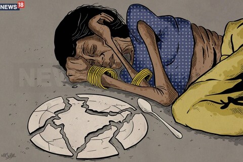 आंतरराष्ट्रीय संघटना ऑक्सफॅमचं (Oxfam) म्हणणं आहे, की दर मिनिटाला उपासमारीमुळे  11 लोकांचा मृत्यू (Deaths Due to Starvation) होतो. जगभरात या परिस्थितीचा सामना करणाऱ्या लोकांच्या संख्येत मागील वर्षीच्या तुलनेत सहा पटीनं वाढ झाली आहे