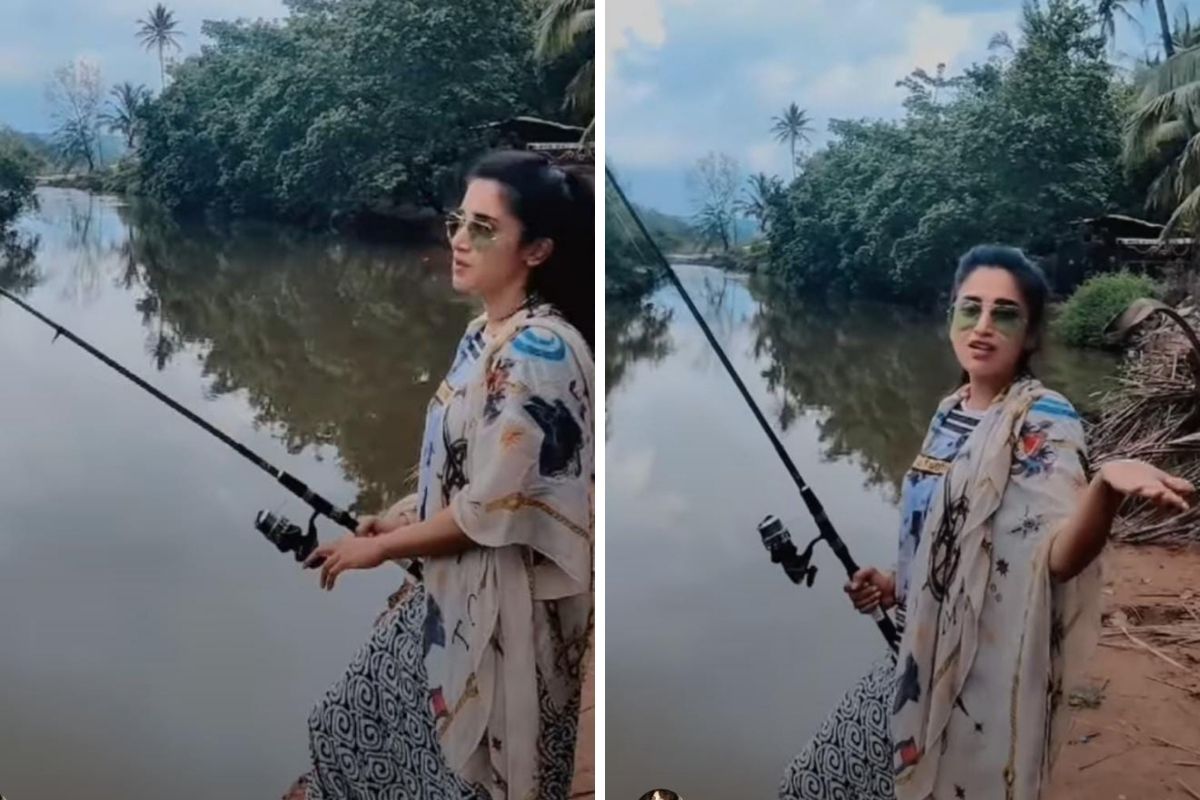 स्मिता गोंदकर कोळीण बनून लुटतीये Fishing चा आनंद; पाहा VIDEO