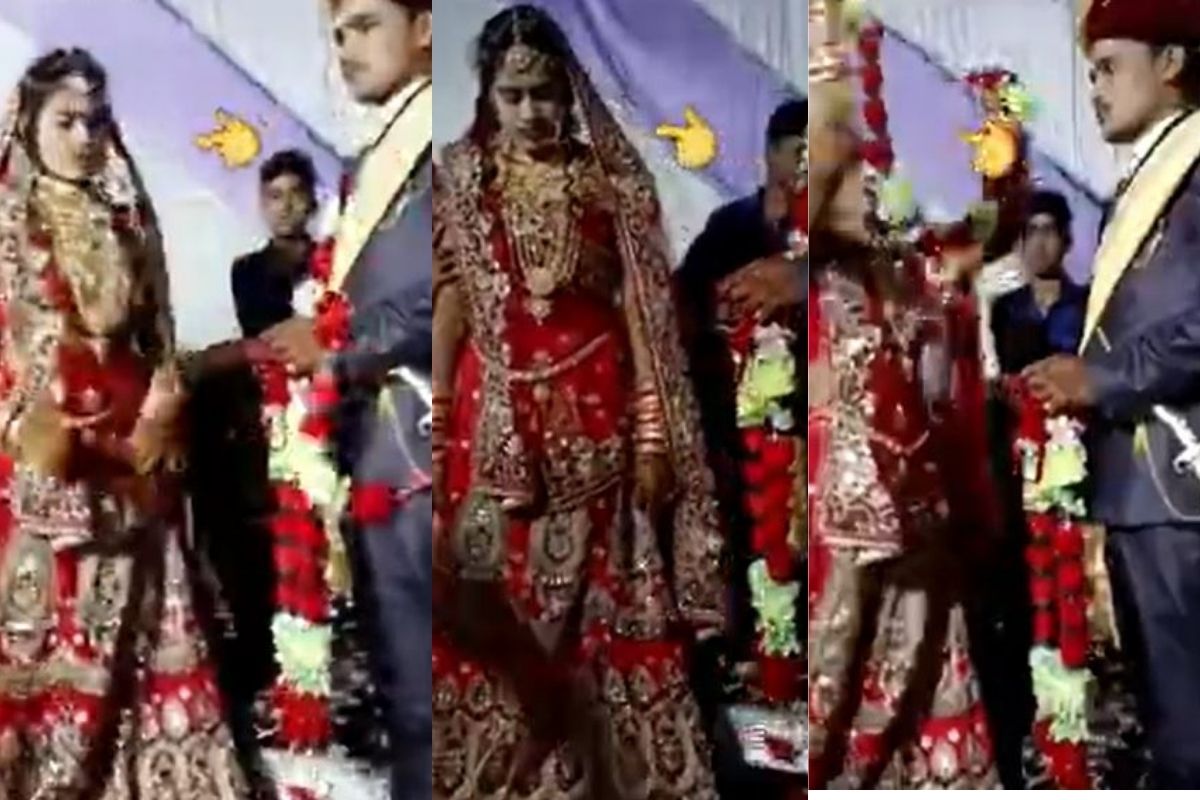 इतका कसला राग? मंडपातच नवरीचं नवरदेवासोबत विचित्र कृत्य, हैराण करणारा VIDEO व्हायरल