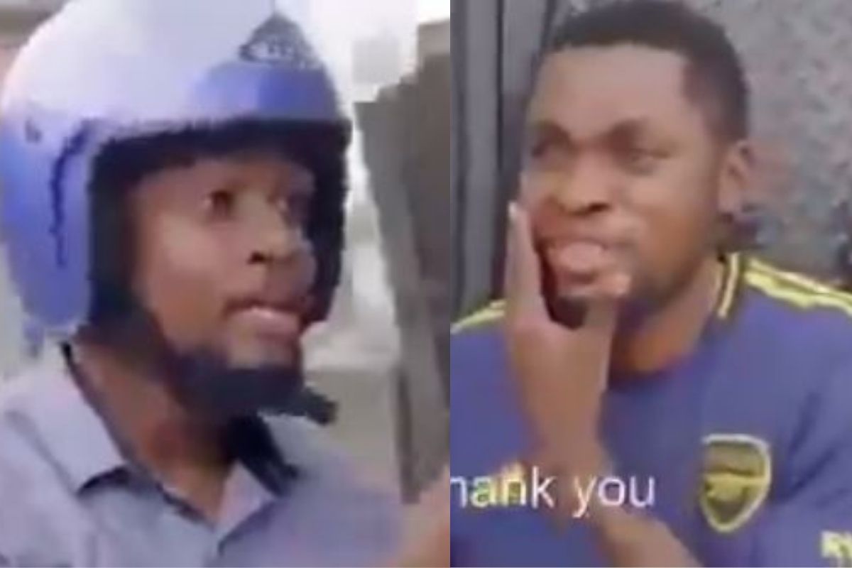 VIDEO: तरुणीनं एक्स बॉयफ्रेंडसाठी ऑनलाईन ऑर्डर केल्या 2 सणसणीत चापटी, डिलिव्हरी बॉय घरी आला अन्...