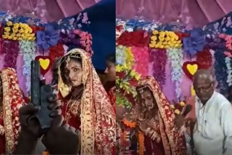 घटनेत लग्नसमारंभात करण्यात आलेल्या हर्ष फायरींगमध्ये (Harsh Firing In Wedding) नवरी (Bride) जखमी झाली आहे. या घटनेचा व्हिडिओ (Shocking Video Viral) समोर आला आहे