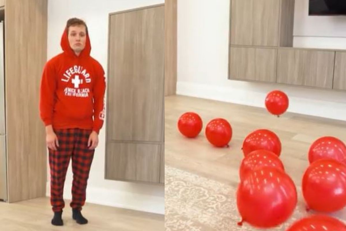 बापरे! कधी केळी तर कधी फुग्यात बदलतो हा माणूस; VIDEO पाहून व्हाल थक्क