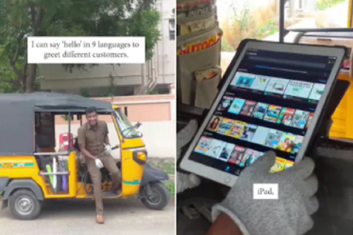 टीव्ही, फ्रीजपासून स्नॅक्सपर्यंत आहेत सर्व सोयी; या अफलातून Auto चा VIDEO पाहाच