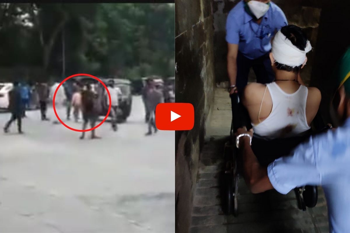 मुंबईत भररस्त्यात वकिलावर तलावरीनं सपासप वार; घटनेचा थरारक VIDEO आला समोर