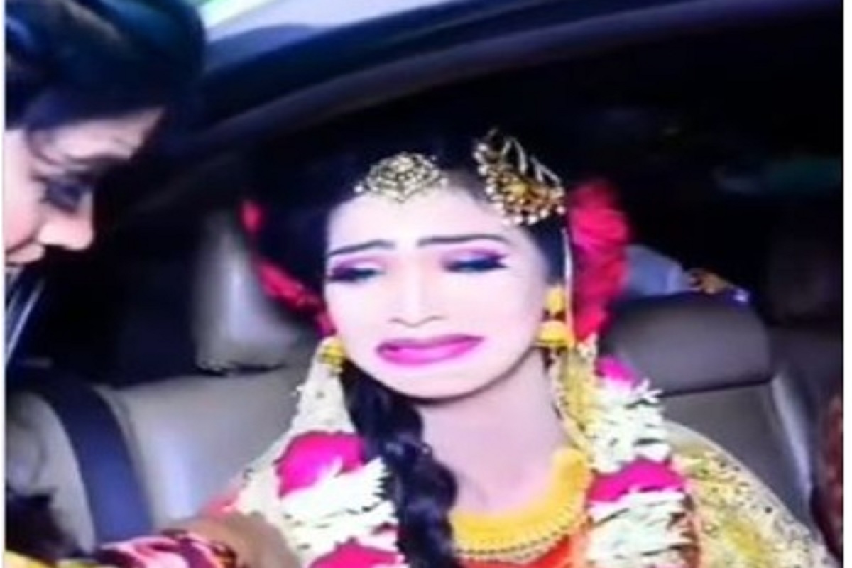 नवरदेवाला पाहताच उडाला नवरीच्या चेहऱ्याचा रंग; ढसाढसा रडली आणि...; पाहा मजेशीर VIDEO