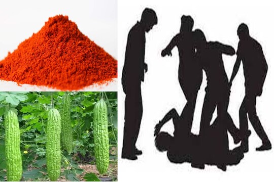 जावयाच्या पार्श्वभागात मिरची पावडर व कारले खोचून मारहाण, सासरच्या मंडळीचे अमानुष कृत्य