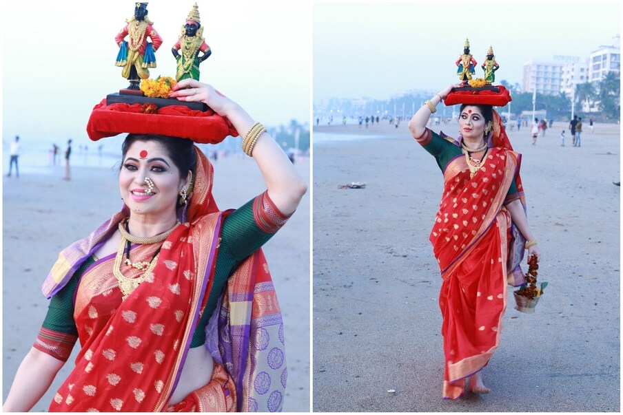 मराठी अभिनेत्री दिपाली सय्यद आषाढी एकादशीच्या निमित्ताने वारकरी रुपात पाहयला मिळाली. तसेच भक्तीत तल्लीन झाल्याचं कॅप्शनही तिने लिहिलं होतं.