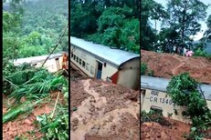 गोव्याहून मुंबईच्या दिशेने येणाऱ्या प्रवासी ट्रेनवर दरड कोसळली; भयावह दुर्घटना