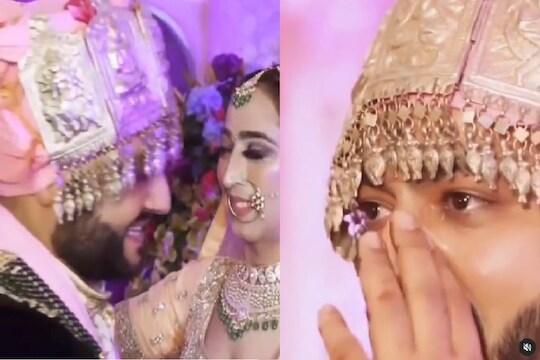 भरमांडवात फुटला नवरदेवाच्या अश्रूचा बांध; नवरीऐवजी स्वत:च ढसाढसा रडू लागला; पाहा VIDEO