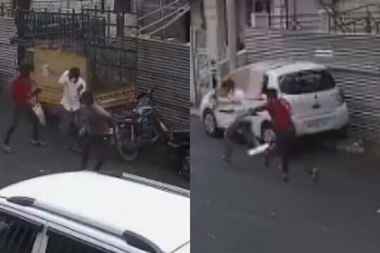 VIDEO : पुण्यात मुळशी पॅटर्नचा थरार, लहान मुलासमोर तरुणावर धारदार कोयत्याने सपासप वार