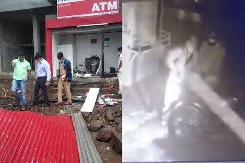 ATM मध्ये स्फोट घडवून आणल्यानंतर चोरांनी धक्कादायक कृत्य केलं. ते सीसीटीव्हीमध्ये कैद झालं आहे. यावरुन परिस्थिती किती गंभीर आहे हे लक्षात येईल.