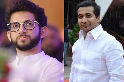 शिवसेना आणि युवा सेनेच्या वतीने भारतमाता सिनेमासमोर नितेश राणे यांच्या विरोधात निदर्शने करण्यात आली.