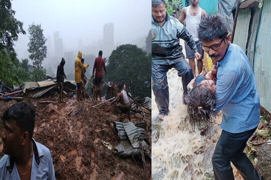 Thane landslide: भलामोठा दगड दारासमोरच आदळला, 12 वर्षांचा शिवकुमारने दारात पाहिला मृत्यू पण..