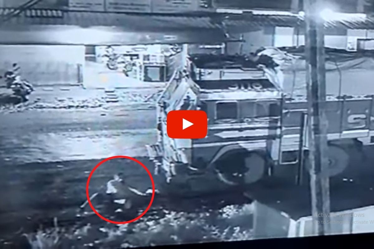 मद्यधुंद व्यक्तीचा तोल बिघडला अन्..., अंगावर काटा आणणारा मृत्यूचा LIVE VIDEO