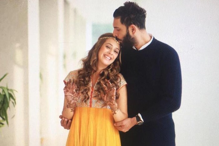 युवराज-हेजल : शिख असलेला भारताचा ऑलराऊंडर युवराज सिंगने (Yuvraj Singh) ख्रिश्चन असलेल्या हेजल किचसोबत (Hazel Keech) 2015 साली लग्न केलं. 