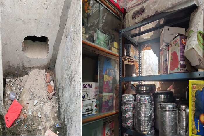 अहमदाबाद, 4 ऑगस्ट : शहरात गुन्ह्यांची संख्या वाढत आहे. चांदखेडा आणि भोपाळ येथील ज्वेलर्समध्ये लाखो रुपयांची चोरी करून दरोडेखोर फरार झाल्याचं वृत्त समोर आलं आहे. येथे चोरांनी फिल्मी स्टाइल चोरी केली. चोरांनी एका ज्वेलर्स आणि भांड्यांच्या दुकानात भोगदा खणूण सहा किलो चांदी घेऊन फरार झाले. 
