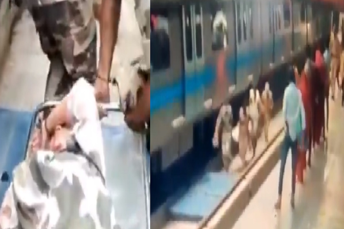 VIDEO - सॅल्युट! जीवासह लाजही वाचवली! जवानाने आपल्या वर्दीने झाकलं आत्महत्या करायला गेलेल्या तरुणीचं विवस्त्र शरीर