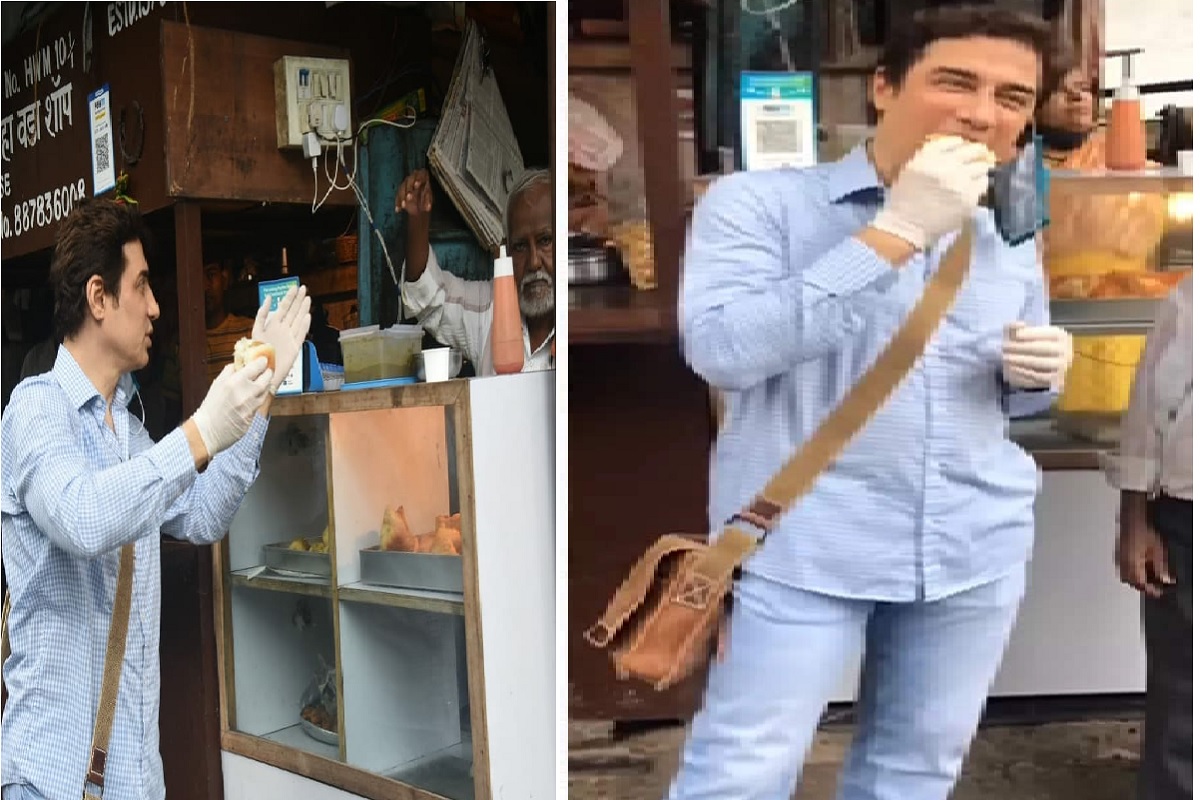 VIDEO: आमिर खानचा भाऊ फैजल रस्त्यावर उभा राहून खातोय वडा पाव, व्हिडिओ व्हायरल झाल्यावर फॅन्स बोलले