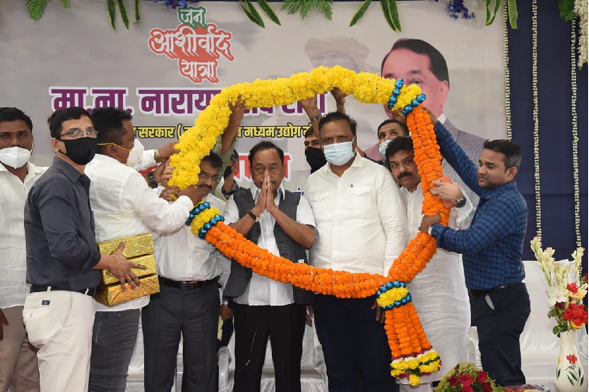 ''माझा आवाज फक्त ठिक होऊ द्या'', नारायण राणेंनी पुन्हा एकदा जन आशीर्वाद यात्रेत शिवसेनेला ललकारलं