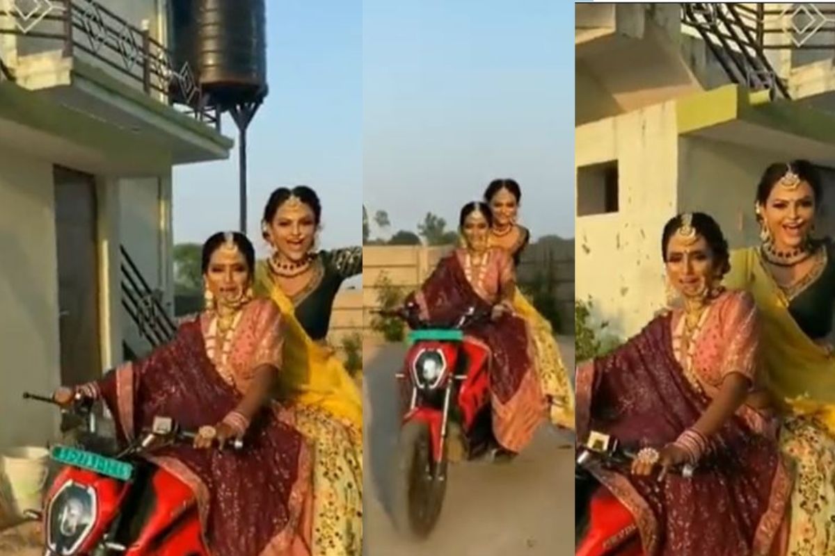 लग्नात नवरीची धमाकेदार एन्ट्री; VIDEO पाहून तुम्हीही म्हणाल 'क्या बात है'