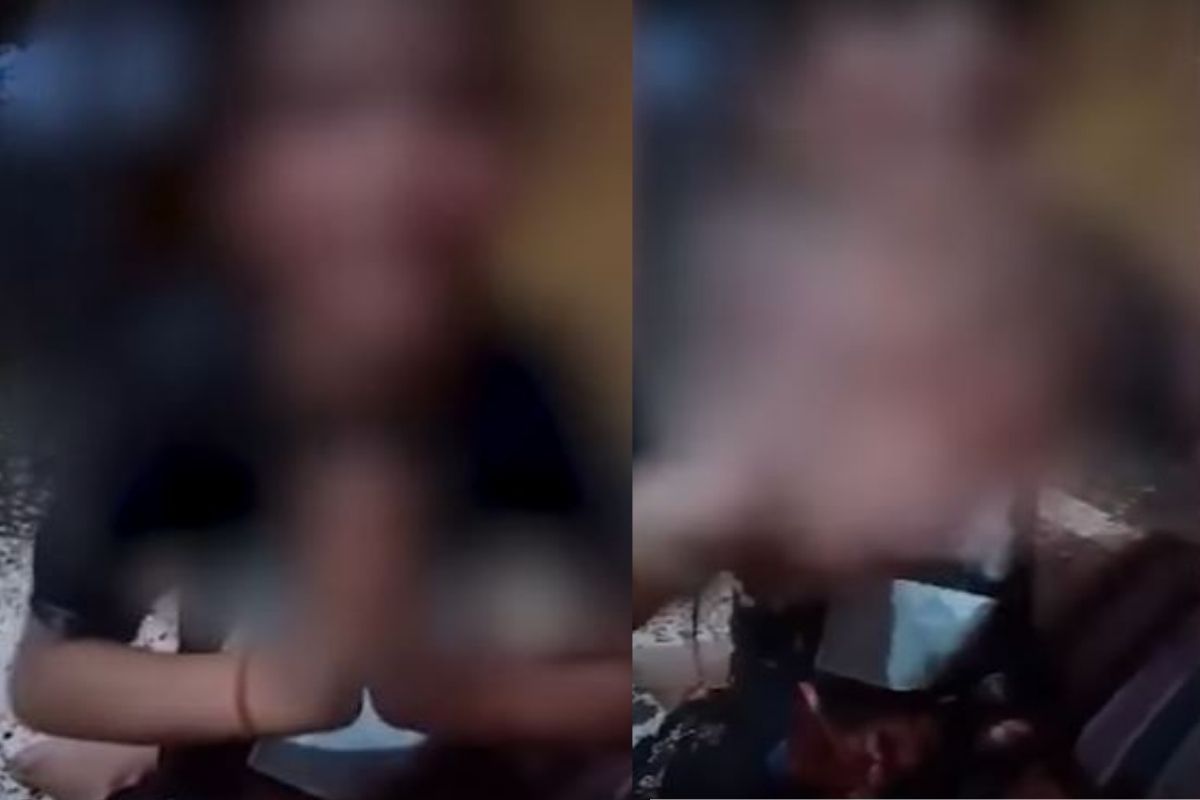 VIDEO: पोटच्या मुलांसोबत आईचं राक्षसी कृत्य; नग्न करून अमानुष मारहाण, संतापजनक कारण आलं समोर