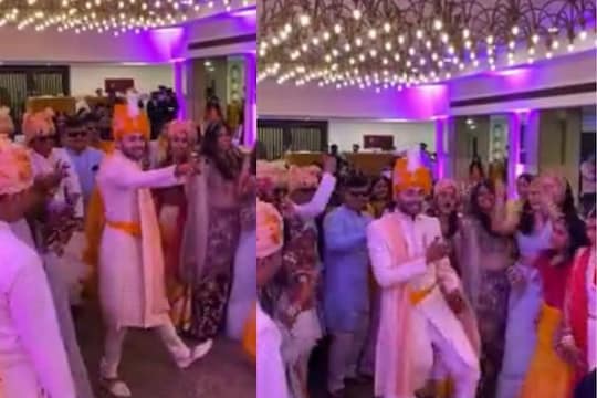 नवरीच्या घरी एन्ट्री करताच गगनात मावेना नवरदेवाचा आनंद; हा Video जिंकेल तुमचं मन