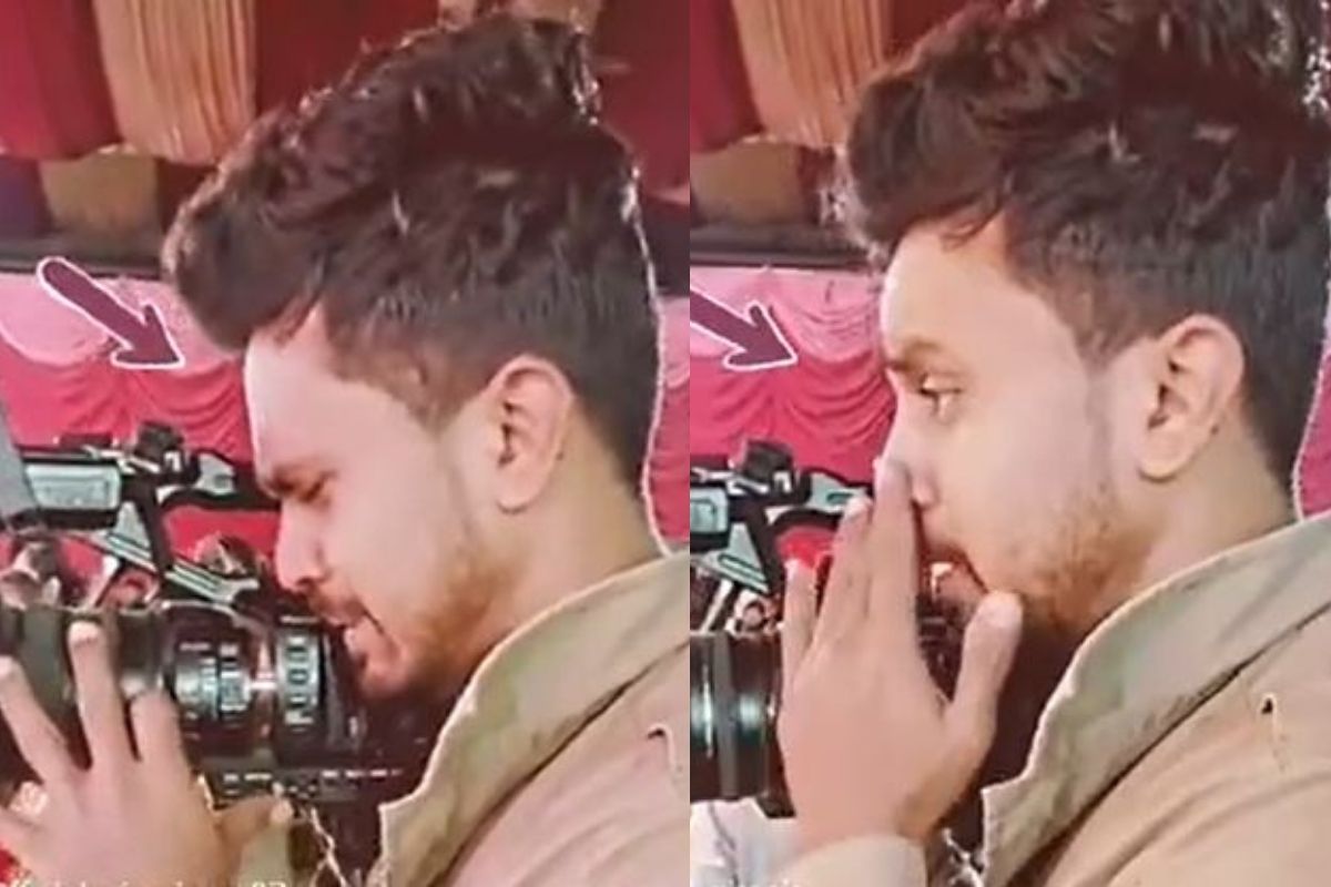 VIDEO: लग्नातील शूट करतानाच ढसाढसा रडू लागला फोटोग्राफर, नेमकी भानगड काय?