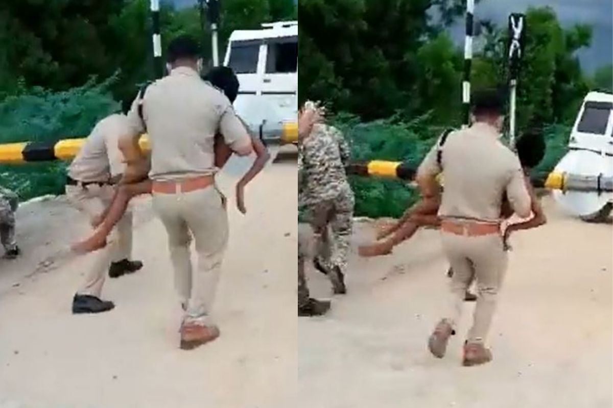 VIDEO: डॅममध्ये बुडणाऱ्या मुलाला रिअल सिंघमनं काढलं बाहेर, स्वतः उचलून घेत रुग्णालयात पोहोचवलं अन् डॉक्टर म्हणाले...