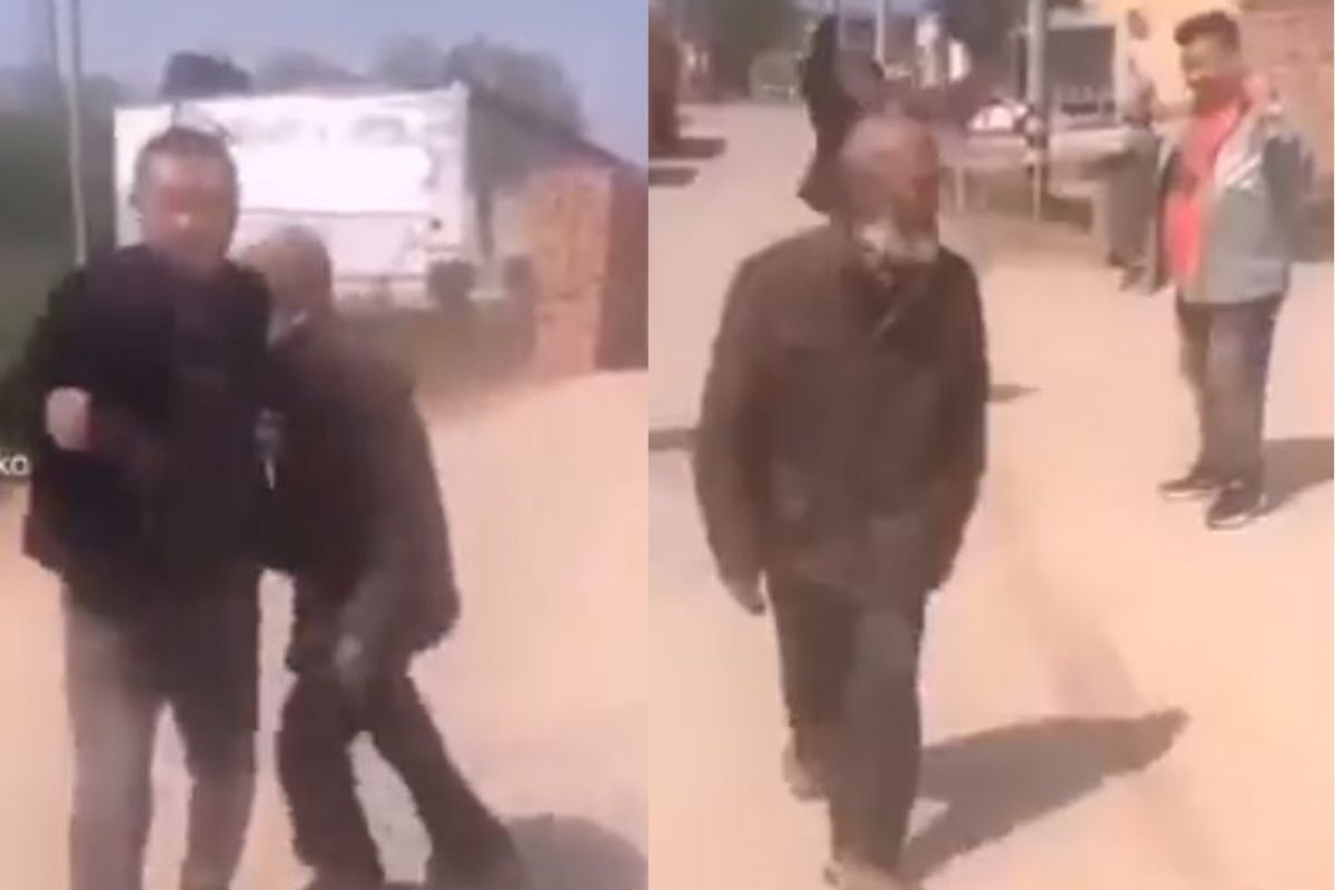 युवकांनी केलेल्या अपमानाचा वृद्धानं घेतला अजब बदला; VIDEO पाहून नाही आवरणार हसू