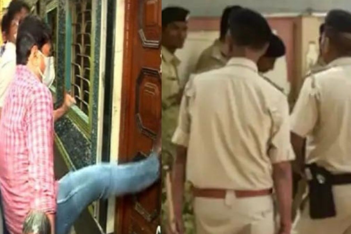 तृणमूल नेत्याच्या पत्नीसोबत भाजप नेत्याचं गैरकृत्य; पोलिसांनी घराचं दार तोडून आवळल्या मुसक्या