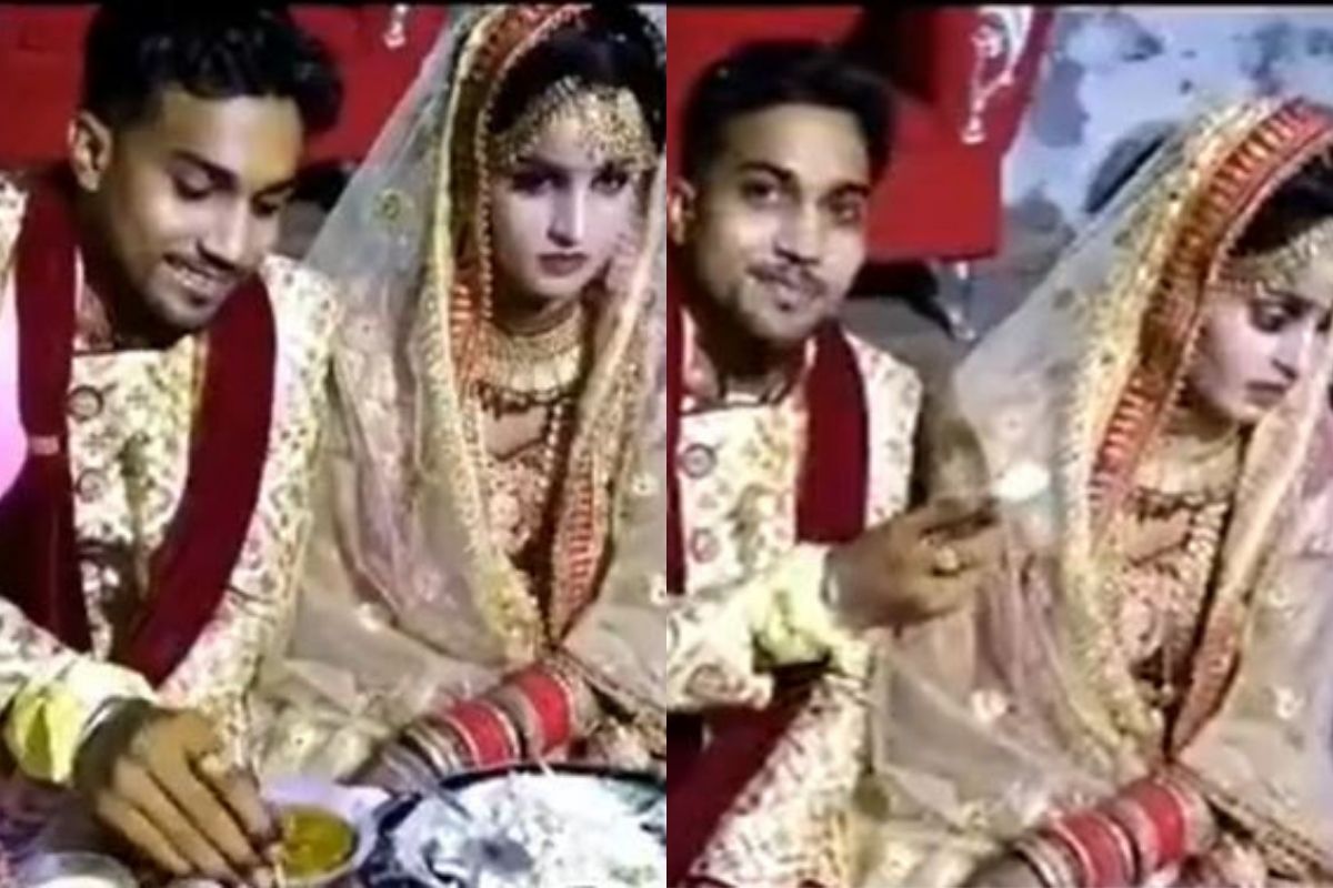 VIDEO: लग्न होताच नवरीचे नखरे, नवरदेवाला हातही लावू देईना; नेमकी भानगड काय?