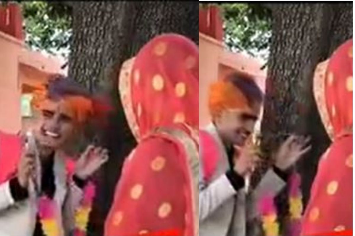 VIDEO: नवरीला पाहताच लाजू लागला नवरदेव; दुरुनच वरमाळा फेकत ठोकली धूम