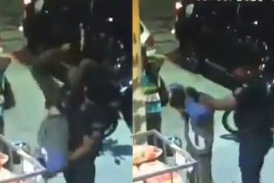 पोलिसानं आरोपीला दिली आगळीवेगळी शिक्षा; अजब VIDEO पाहून नाही आवरणार हसू