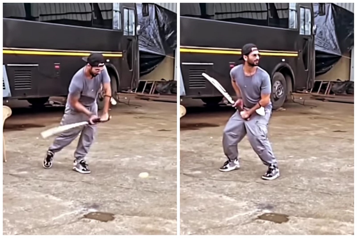 Video: ही बॅटिंग पाहून आठवेल धोनी; पाहा शाहिद कपूरचा धमाकेदार शॉट