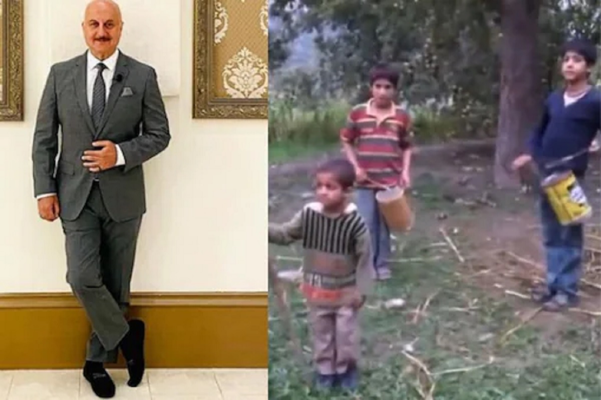 अनुपम खेर यांनी शेअर केलेला VIDEO निघाला पाकिस्तानातला, चूक लक्षात आणून दिल्यावर....