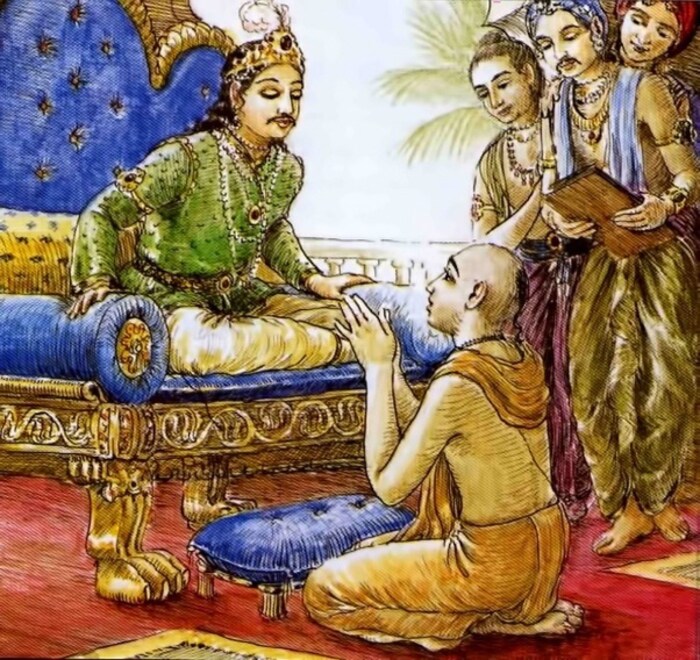 अवंतिका नगरीचा राजा इंद्रद्युम्न विष्णुचे मोठे भक्त होते आणि त्यांच्या दर्शनाची त्यांना इच्छा होती. एका रात्री त्यांना विष्णूने स्वप्नामध्ये कृष्णाच्या रूपात दर्शन दिलं आणि त्यानंतर राजाने कृष्णाचा शोध सुरू केला. त्यांना कृष्णा सापडल्यानंतर त्याला आपल्यासोबत घेऊन आले आणि भगवान जगन्नाथाच्या मंदिराची स्थापना केली.