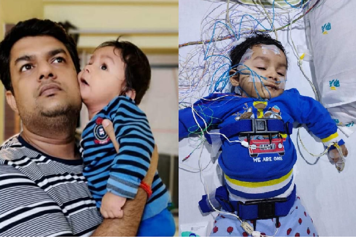 लेकाला वाचवण्यासाठी बापाची धडपड.