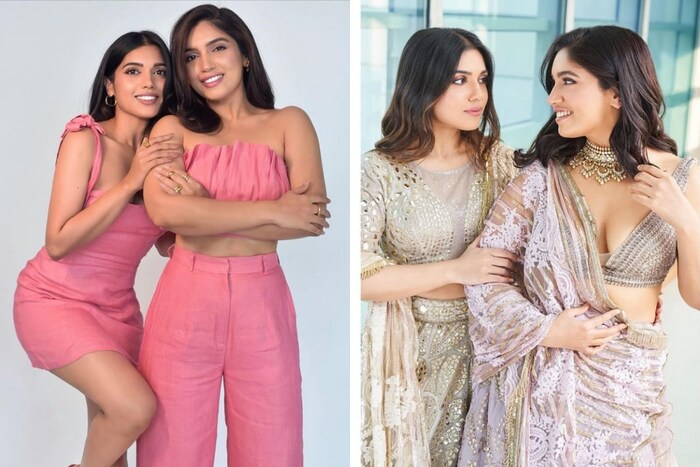 अभिनेत्री भूमी पेडणेकर आणि तिची बहीण त्यांच्या सारखेपणामुळे नेहमी चर्चेत राहतात. त्यांचे फोटो पाहून तुम्हीही गोंधळून जाल. पाहा फोटो.