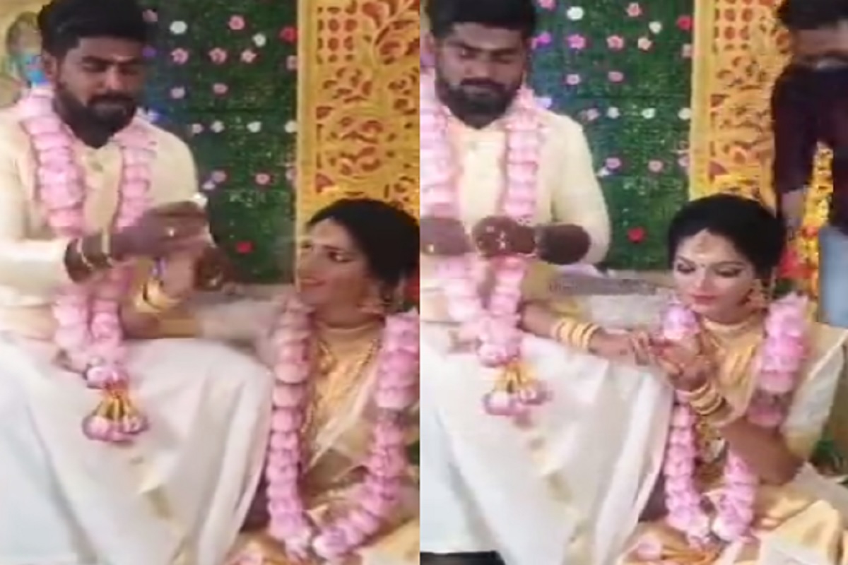 लग्नातच भिडले नवरी-नवरदेव, फक्त केळ्यासाठी भरमंडपात जुंपली; VIDEO VIRAL