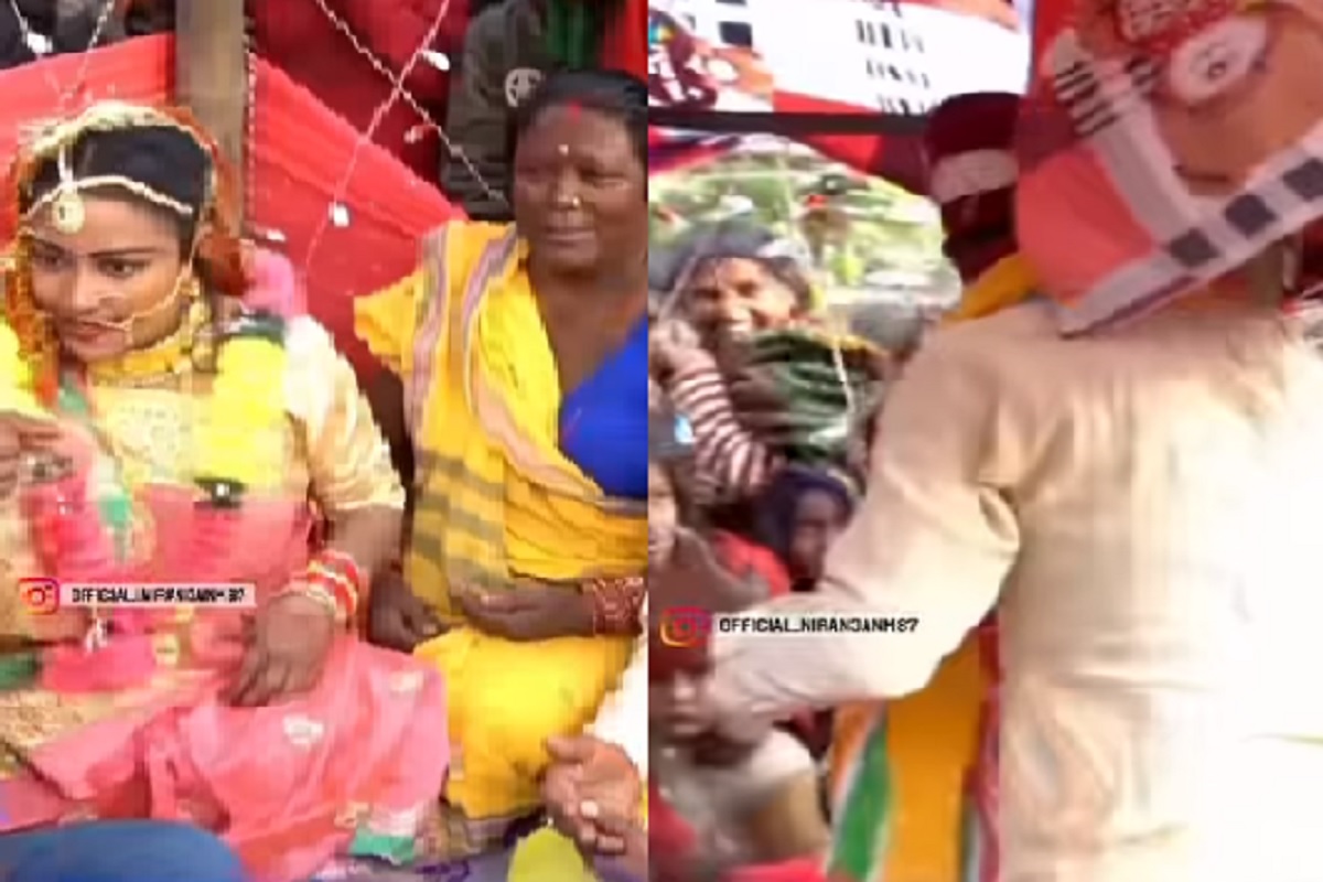 लग्नातच चढला नवरीचा पारा, नवरदेवालाही सोडलं नाही.