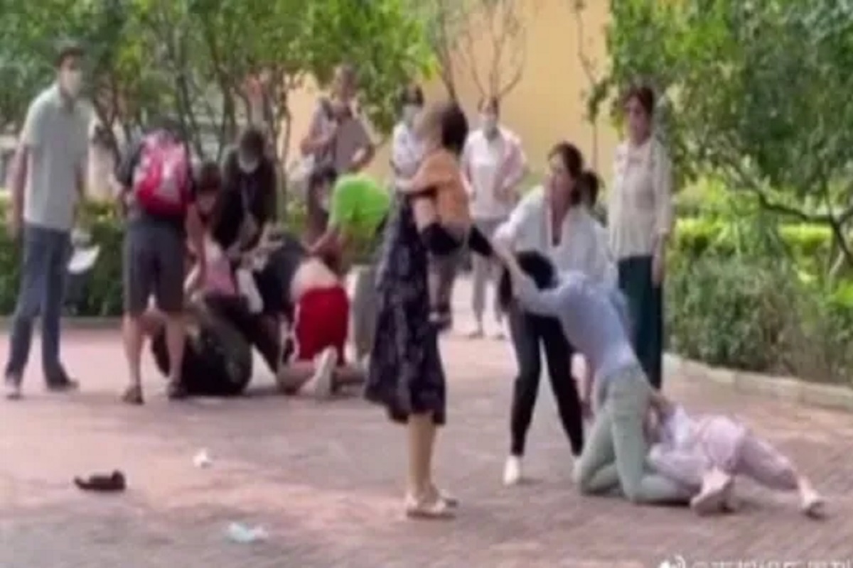 प्राणीसंग्रहालयातच तुफान हाणामारी.