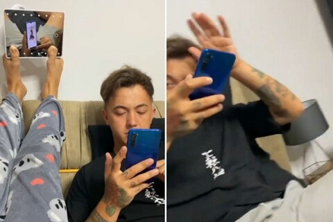 इन्स्टाग्राम रील्सवर (Instagram Reels Video) एका कपलचा (Couple Video) व्हिडीओ व्हायरल होतो आहे. या व्हिडीओमध्ये आपल्या पतीची पोलखोल (Husband caught cheating) करण्यासाठी पत्नीने लढवलेली शक्कल पाहून तुम्हालाही आश्चर्य वाटेल. 