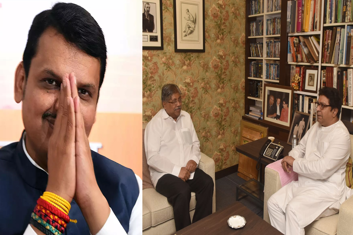 'जर-तरला अर्थ नाही', राज ठाकरे-चंद्रकांत पाटलांच्या भेटीवर फडणवीसांची 'गुगली'!