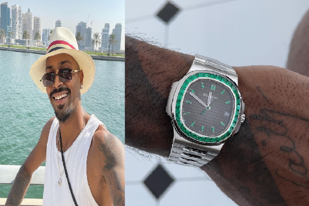 हार्दिक पांड्याच्या हातात महागडं घड्याळ