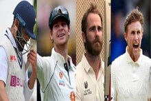 FAB 4 मध्ये अशी आहे विराटची अवस्था, पाहा कोण किती 'पाण्यात'