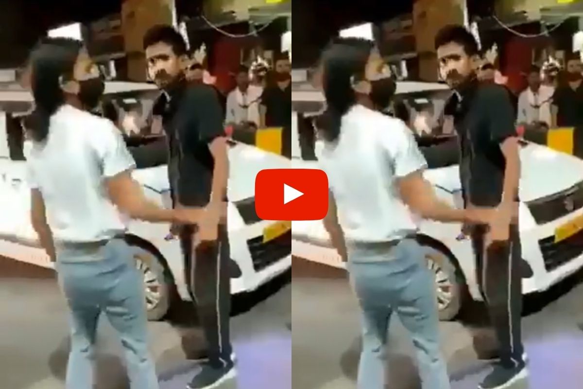 कॅब चालकाला मारहाण करणं 'त्या' महिलेला भोवलं; VIDEO समोर येताच पोलिसांची कारवाई