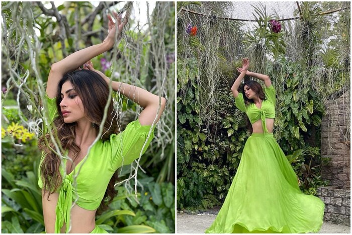 अभिनेत्री मौनी रॉय (Mouni Roy) तिच्या हटके फोटोंनी नेहमीच चाहत्याचं लक्ष वेधत असते. पण अनेकदा फोटो काढताना Oops Moments घडतात. पाहा मौनीचे फोटो.