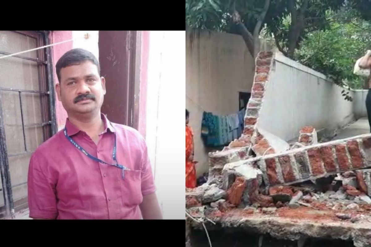पुण्यात सोसायटीतील संरक्षण भिंत कोसळून एकाचा मृत्यू; बिल्डरच्या निष्काळजीपणामुळे राजेशने गमावला जीव