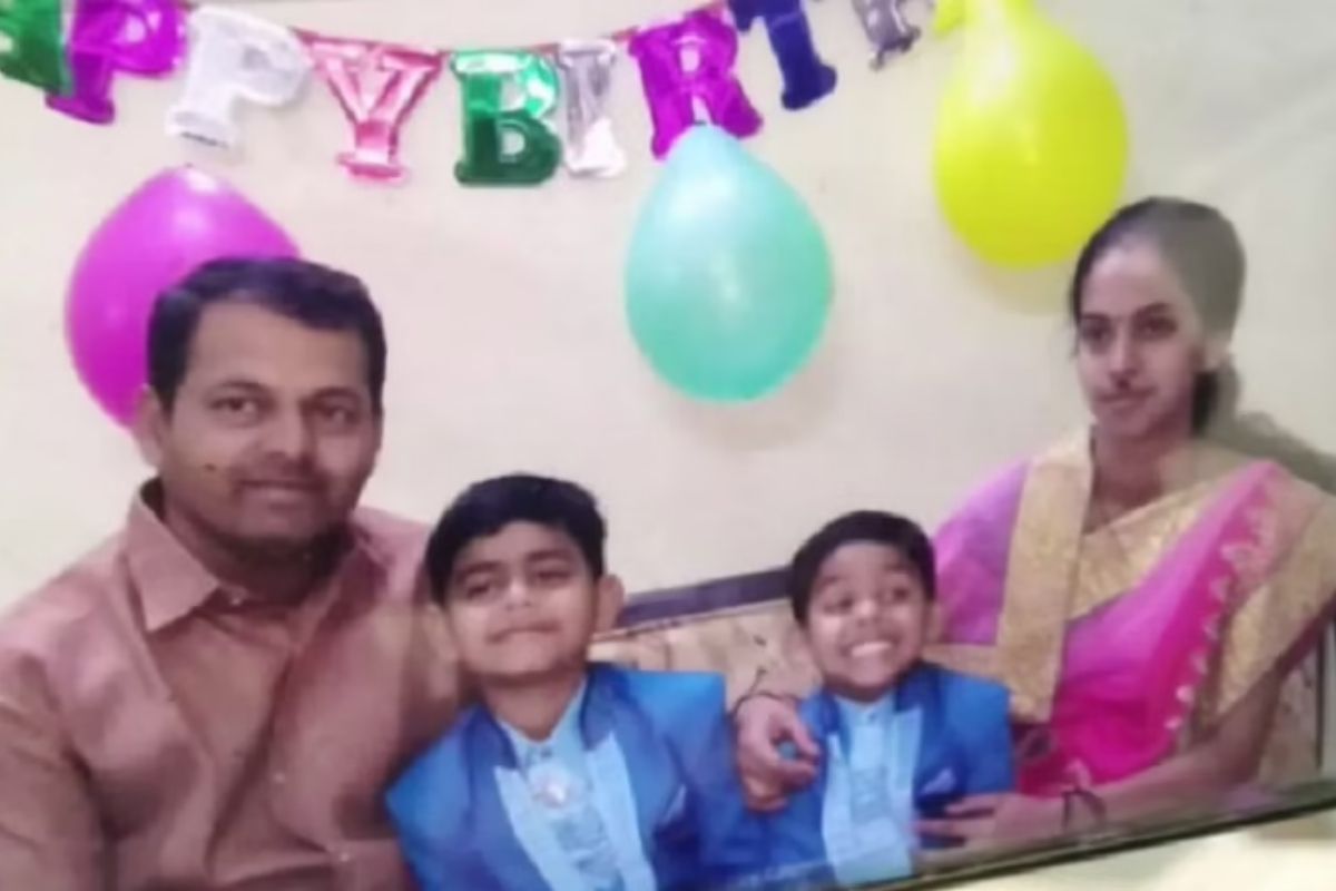 कराड शहरात हृदय हेलावून टाकणारी घटना समोर आली आहे. (फोटो-टीव्ही9)